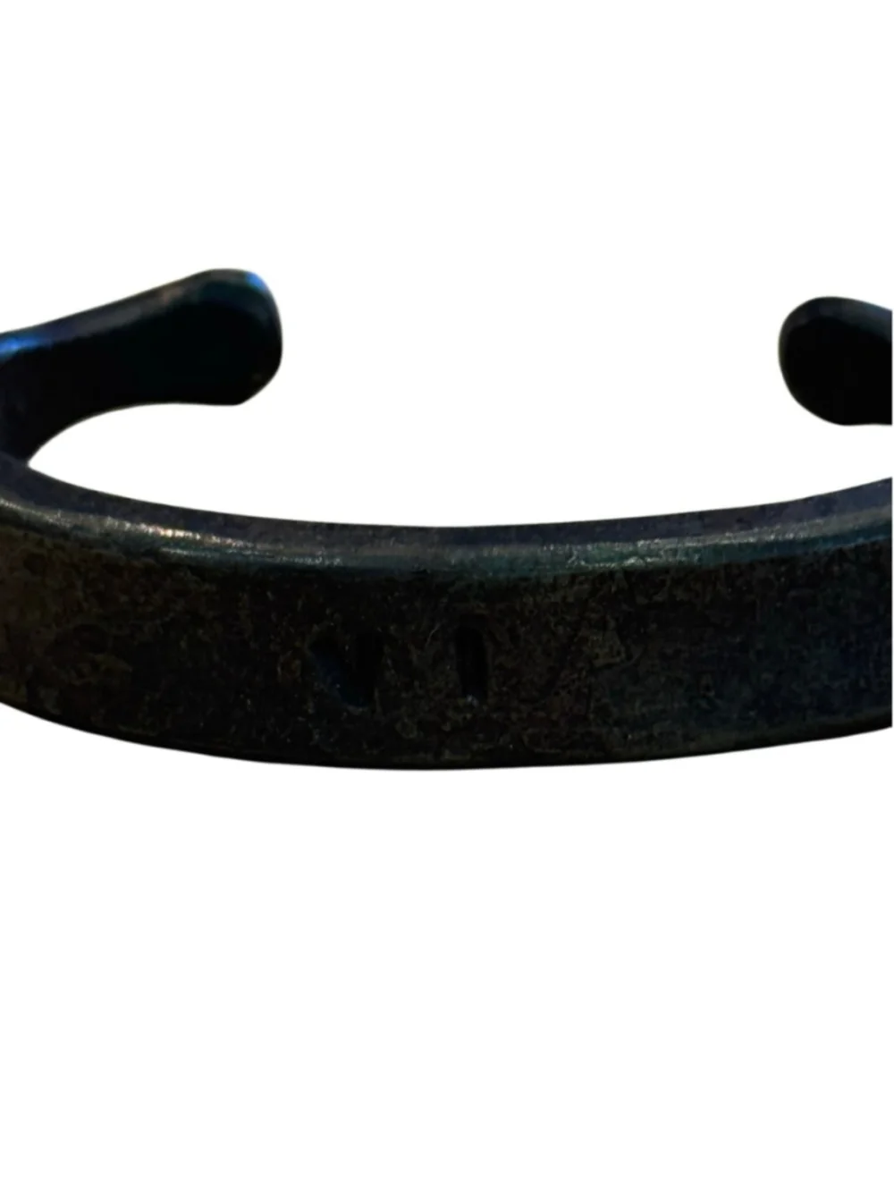 Men's Hand-Forged Iron Bracelet - Traditional 6-Year Anniversary